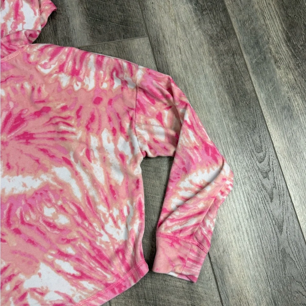 Justice Girls Pink Tie Dye‎ Hoodie